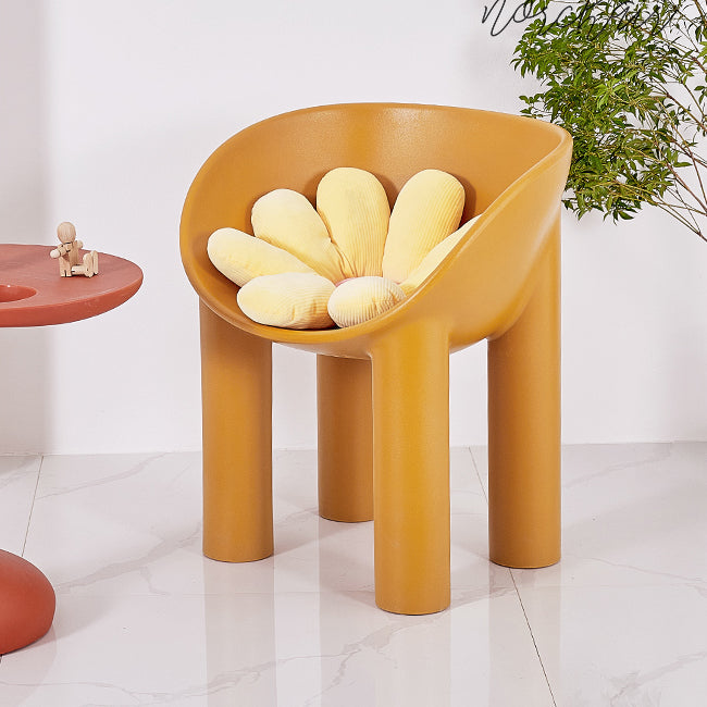 Nordic Style Dining Chairs Kitchen Arm Side Chairs with Plastic Legs (Set of 2) Clearhalo ' kitchen&dining_furn' 'Dining Chairs' 'Dining Tables & Seating' 'dining_chair' 'furn' 'furn_dining_chair' 'Furniture' 'furniture_dining_chair' 'Kitchen & Dining Furniture' 'kitchen' 4099322