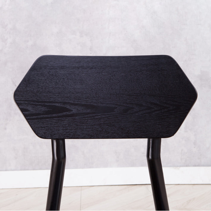 Industrial Leather Restaurant Side Chair Open Back Dining Chair (Set of 2) Clearhalo ' kitchen&dining_furn' 'Dining Chairs' 'Dining Tables & Seating' 'dining_chair' 'furn' 'furn_dining_chair' 'Furniture' 'furniture_dining_chair' 'Kitchen & Dining Furniture' 'kitchen' 4099364