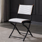 Modern Indoor-Outdoor Metal Side Chair Folding Open Back Dining Side Chair White 1 Piece Clearhalo ' kitchen&dining_furn' 'Dining Chairs' 'Dining Tables & Seating' 'dining_chair' 'furn' 'furn_dining_chair' 'Furniture' 'furniture_dining_chair' 'Kitchen & Dining Furniture' 'kitchen' 4099375
