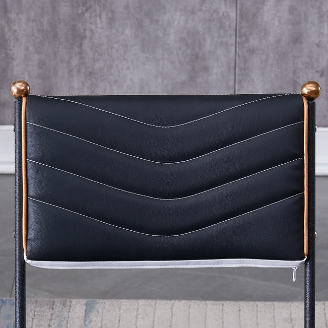 Modern Indoor-Outdoor Metal Side Chair Folding Open Back Dining Side Chair Clearhalo ' kitchen&dining_furn' 'Dining Chairs' 'Dining Tables & Seating' 'dining_chair' 'furn' 'furn_dining_chair' 'Furniture' 'furniture_dining_chair' 'Kitchen & Dining Furniture' 'kitchen' 4099380