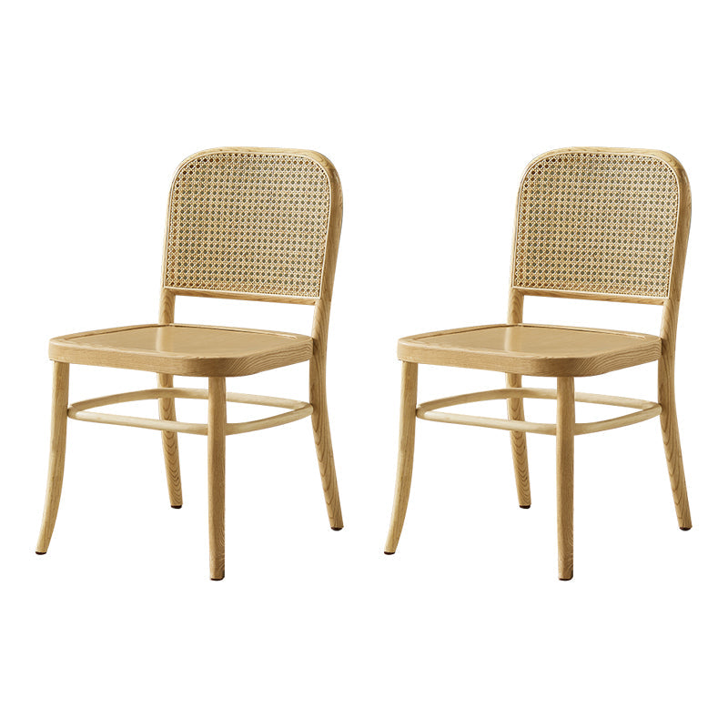 Traditional Style Solid Wood Chair Kitchen Open Back Dining Side Chairs Wood 2 Piece Set Clearhalo ' kitchen&dining_furn' 'Dining Chairs' 'Dining Tables & Seating' 'dining_chair' 'furn' 'furn_dining_chair' 'Furniture' 'furniture_dining_chair' 'Kitchen & Dining Furniture' 'kitchen' 4099394