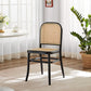 Traditional Style Solid Wood Chair Kitchen Open Back Dining Side Chairs Black 1 Piece Clearhalo ' kitchen&dining_furn' 'Dining Chairs' 'Dining Tables & Seating' 'dining_chair' 'furn' 'furn_dining_chair' 'Furniture' 'furniture_dining_chair' 'Kitchen & Dining Furniture' 'kitchen' 4099410