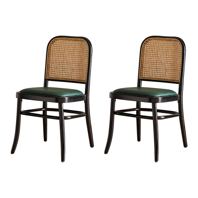 Traditional Style Solid Wood Chair Kitchen Open Back Dining Side Chairs Green 2 Piece Set Clearhalo ' kitchen&dining_furn' 'Dining Chairs' 'Dining Tables & Seating' 'dining_chair' 'furn' 'furn_dining_chair' 'Furniture' 'furniture_dining_chair' 'Kitchen & Dining Furniture' 'kitchen' 4099421