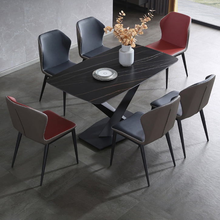 Industrial Style Metal Chairs Kitchen Dining Wingback Side Chair (Set of 2) Clearhalo ' kitchen&dining_furn' 'Dining Chairs' 'Dining Tables & Seating' 'dining_chair' 'furn' 'furn_dining_chair' 'Furniture' 'furniture_dining_chair' 'Kitchen & Dining Furniture' 'kitchen' 4099451