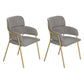Nordic Style Metal Dining Room Chairs Velvet Arm Chair for Restaurant Grey 2 Piece Set Clearhalo ' kitchen&dining_furn' 'Dining Chairs' 'Dining Tables & Seating' 'dining_chair' 'furn' 'furn_dining_chair' 'Furniture' 'furniture_dining_chair' 'Kitchen & Dining Furniture' 'kitchen' 4099470