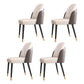 Scandinavian Style Metal Chairs Set Parsons Dining Room Kitchen Chairs Brown 4 Piece Set Clearhalo ' kitchen&dining_furn' 'Dining Chairs' 'Dining Tables & Seating' 'dining_chair' 'furn' 'furn_dining_chair' 'Furniture' 'furniture_dining_chair' 'Kitchen & Dining Furniture' 'kitchen' 4099483