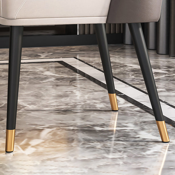 Scandinavian Style Metal Chairs Set Parsons Dining Room Kitchen Chairs Clearhalo ' kitchen&dining_furn' 'Dining Chairs' 'Dining Tables & Seating' 'dining_chair' 'furn' 'furn_dining_chair' 'Furniture' 'furniture_dining_chair' 'Kitchen & Dining Furniture' 'kitchen' 4099485