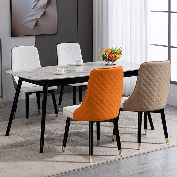 Scandinavian Kitchen Dining Room Chairs Set Wood Parsons Chair (Set of 2) Clearhalo ' kitchen&dining_furn' 'Dining Chairs' 'Dining Tables & Seating' 'dining_chair' 'furn' 'furn_dining_chair' 'Furniture' 'furniture_dining_chair' 'Kitchen & Dining Furniture' 'kitchen' 4099500