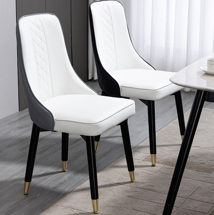 Scandinavian Kitchen Dining Room Chairs Set Wood Parsons Chair (Set of 2) Clearhalo ' kitchen&dining_furn' 'Dining Chairs' 'Dining Tables & Seating' 'dining_chair' 'furn' 'furn_dining_chair' 'Furniture' 'furniture_dining_chair' 'Kitchen & Dining Furniture' 'kitchen' 4099501