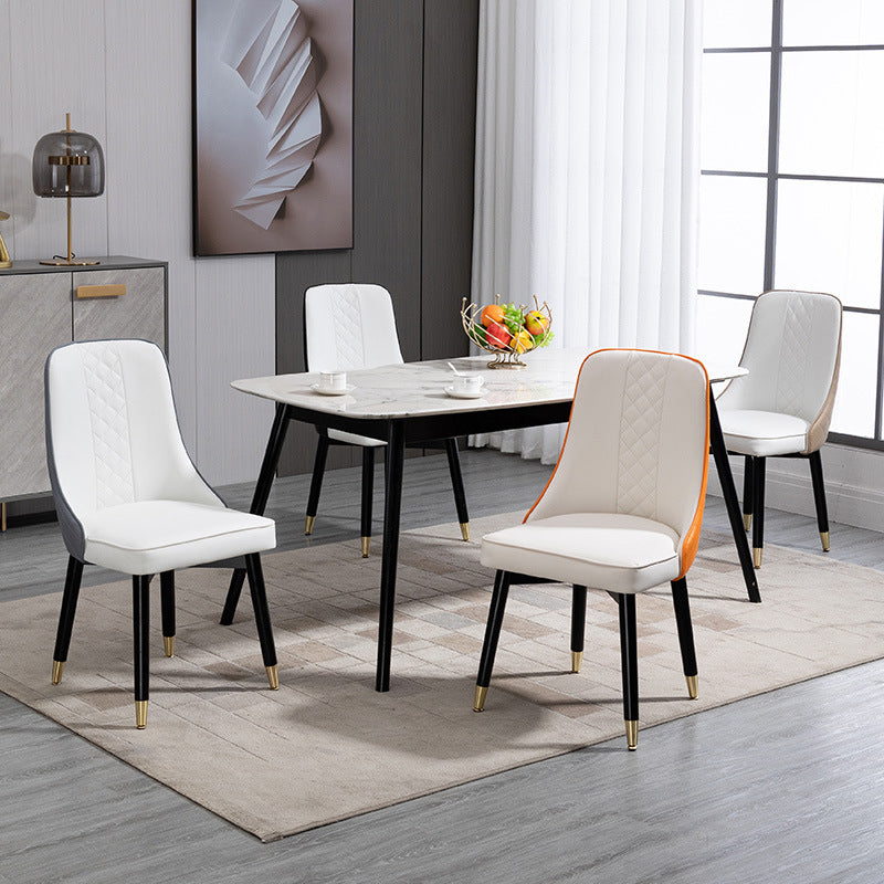 Scandinavian Kitchen Dining Room Chairs Set Wood Parsons Chair (Set of 2) Clearhalo ' kitchen&dining_furn' 'Dining Chairs' 'Dining Tables & Seating' 'dining_chair' 'furn' 'furn_dining_chair' 'Furniture' 'furniture_dining_chair' 'Kitchen & Dining Furniture' 'kitchen' 4099503