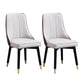 Scandinavian Kitchen Dining Room Chairs Set Wood Parsons Chair (Set of 2) Silver Gray Clearhalo ' kitchen&dining_furn' 'Dining Chairs' 'Dining Tables & Seating' 'dining_chair' 'furn' 'furn_dining_chair' 'Furniture' 'furniture_dining_chair' 'Kitchen & Dining Furniture' 'kitchen' 4099509