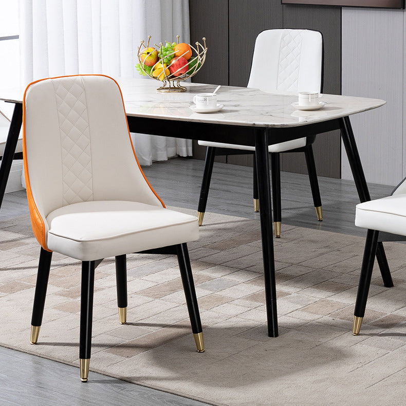 Scandinavian Kitchen Dining Room Chairs Set Wood Parsons Chair (Set of 2) Clearhalo ' kitchen&dining_furn' 'Dining Chairs' 'Dining Tables & Seating' 'dining_chair' 'furn' 'furn_dining_chair' 'Furniture' 'furniture_dining_chair' 'Kitchen & Dining Furniture' 'kitchen' 4099513