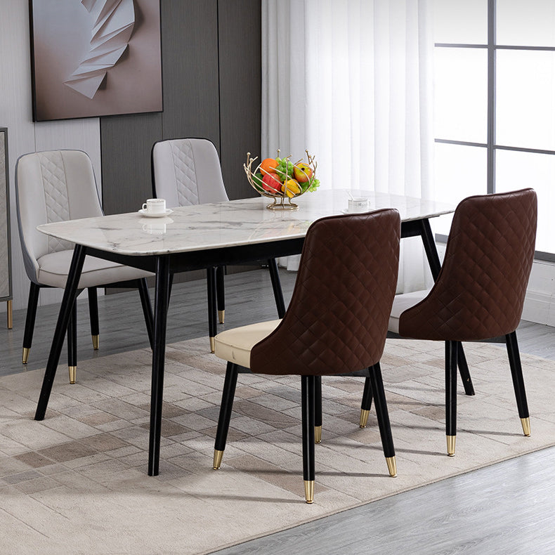 Scandinavian Kitchen Dining Room Chairs Set Wood Parsons Chair (Set of 2) Clearhalo ' kitchen&dining_furn' 'Dining Chairs' 'Dining Tables & Seating' 'dining_chair' 'furn' 'furn_dining_chair' 'Furniture' 'furniture_dining_chair' 'Kitchen & Dining Furniture' 'kitchen' 4099518