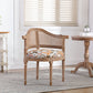 Country Style Rubberwood Chairs Kitchen Dining Open Back Arm Chair Set White-Orange Clearhalo ' kitchen&dining_furn' 'Dining Chairs' 'Dining Tables & Seating' 'dining_chair' 'furn' 'furn_dining_chair' 'Furniture' 'furniture_dining_chair' 'Kitchen & Dining Furniture' 'kitchen' 4099522