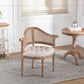 Country Style Rubberwood Chairs Kitchen Dining Open Back Arm Chair Set Clearhalo ' kitchen&dining_furn' 'Dining Chairs' 'Dining Tables & Seating' 'dining_chair' 'furn' 'furn_dining_chair' 'Furniture' 'furniture_dining_chair' 'Kitchen & Dining Furniture' 'kitchen' 4099526