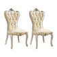 Victorian Style Dining Side Chair Dining Armless Side Chairs for Home Use (Set of 2) Light Beige Clearhalo ' kitchen&dining_furn' 'Dining Chairs' 'Dining Tables & Seating' 'dining_chair' 'furn' 'furn_dining_chair' 'Furniture' 'furniture_dining_chair' 'Kitchen & Dining Furniture' 'kitchen' 4099544