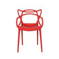 Contemporary Style Kitchen Dining Chair Plastic Dining Arm Side Chairs Red 1 Piece Clearhalo ' kitchen&dining_furn' 'Dining Chairs' 'Dining Tables & Seating' 'dining_chair' 'furn' 'furn_dining_chair' 'Furniture' 'furniture_dining_chair' 'Kitchen & Dining Furniture' 'kitchen' 4099570