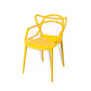 Contemporary Style Kitchen Dining Chair Plastic Dining Arm Side Chairs Yellow 1 Piece Clearhalo ' kitchen&dining_furn' 'Dining Chairs' 'Dining Tables & Seating' 'dining_chair' 'furn' 'furn_dining_chair' 'Furniture' 'furniture_dining_chair' 'Kitchen & Dining Furniture' 'kitchen' 4099573