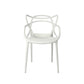Contemporary Style Kitchen Dining Chair Plastic Dining Arm Side Chairs White 1 Piece Clearhalo ' kitchen&dining_furn' 'Dining Chairs' 'Dining Tables & Seating' 'dining_chair' 'furn' 'furn_dining_chair' 'Furniture' 'furniture_dining_chair' 'Kitchen & Dining Furniture' 'kitchen' 4099576