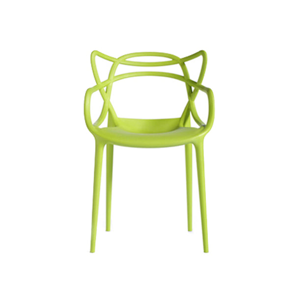 Contemporary Style Kitchen Dining Chair Plastic Dining Arm Side Chairs Green 1 Piece Clearhalo ' kitchen&dining_furn' 'Dining Chairs' 'Dining Tables & Seating' 'dining_chair' 'furn' 'furn_dining_chair' 'Furniture' 'furniture_dining_chair' 'Kitchen & Dining Furniture' 'kitchen' 4099579