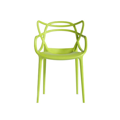 Contemporary Style Kitchen Dining Chair Plastic Dining Arm Side Chairs Green 1 Piece Clearhalo ' kitchen&dining_furn' 'Dining Chairs' 'Dining Tables & Seating' 'dining_chair' 'furn' 'furn_dining_chair' 'Furniture' 'furniture_dining_chair' 'Kitchen & Dining Furniture' 'kitchen' 4099579
