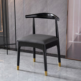 Scandinavian Indoor Side Chair Wood Upholstered Open Back Dining Room Chair Clearhalo ' kitchen&dining_furn' 'Dining Chairs' 'Dining Tables & Seating' 'dining_chair' 'furn' 'furn_dining_chair' 'Furniture' 'furniture_dining_chair' 'Kitchen & Dining Furniture' 'kitchen' 4099583