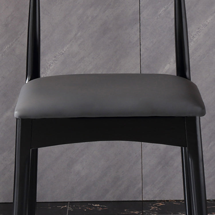 Scandinavian Indoor Side Chair Wood Upholstered Open Back Dining Room Chair Clearhalo ' kitchen&dining_furn' 'Dining Chairs' 'Dining Tables & Seating' 'dining_chair' 'furn' 'furn_dining_chair' 'Furniture' 'furniture_dining_chair' 'Kitchen & Dining Furniture' 'kitchen' 4099596