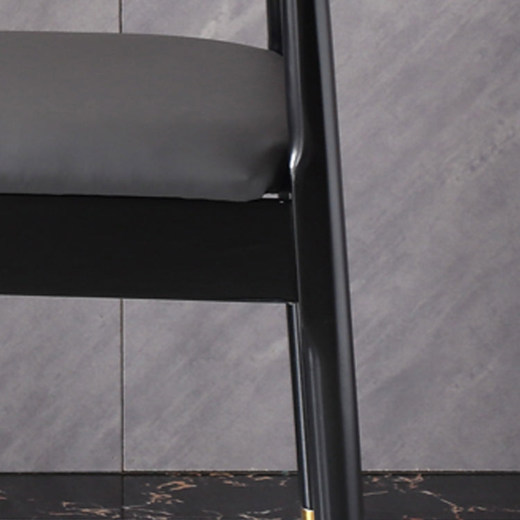 Scandinavian Indoor Side Chair Wood Upholstered Open Back Dining Room Chair Clearhalo ' kitchen&dining_furn' 'Dining Chairs' 'Dining Tables & Seating' 'dining_chair' 'furn' 'furn_dining_chair' 'Furniture' 'furniture_dining_chair' 'Kitchen & Dining Furniture' 'kitchen' 4099598