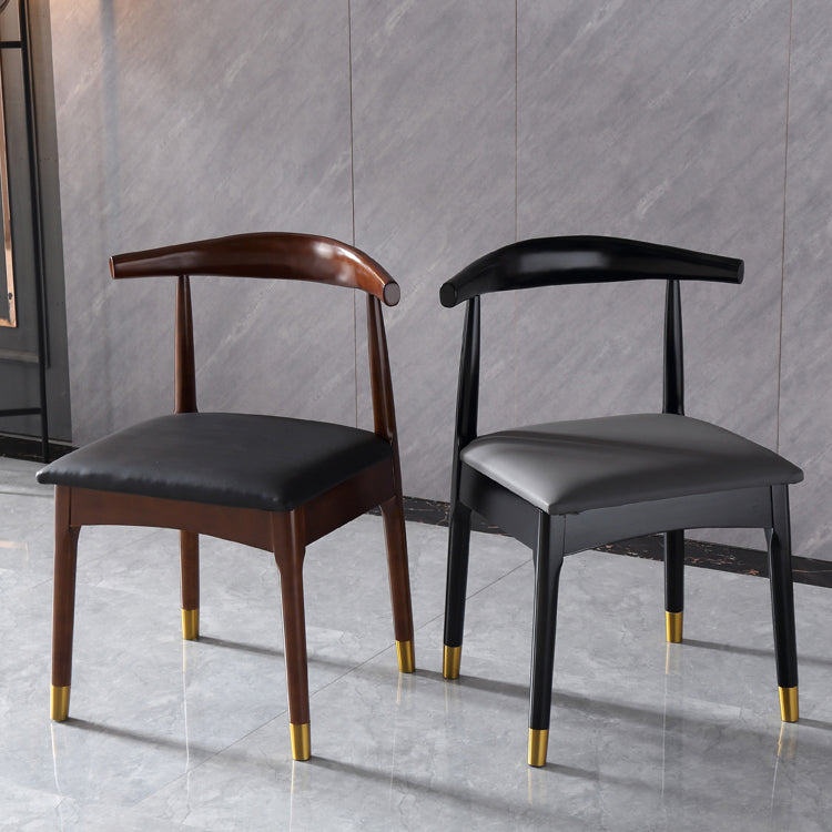 Scandinavian Indoor Side Chair Wood Upholstered Open Back Dining Room Chair Clearhalo ' kitchen&dining_furn' 'Dining Chairs' 'Dining Tables & Seating' 'dining_chair' 'furn' 'furn_dining_chair' 'Furniture' 'furniture_dining_chair' 'Kitchen & Dining Furniture' 'kitchen' 4099603