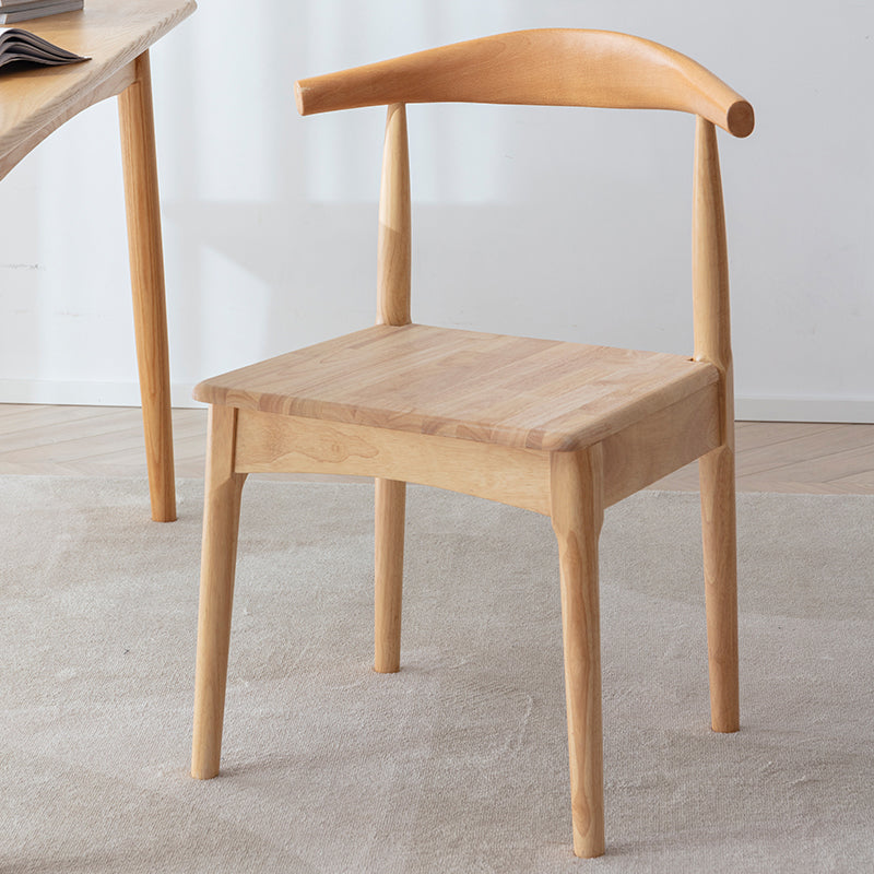 Indoor Scandinavian Side Chair Upholstered Wood Open Back Dining Room Chair Natural 1 Piece Clearhalo ' kitchen&dining_furn' 'Dining Chairs' 'Dining Tables & Seating' 'dining_chair' 'furn' 'furn_dining_chair' 'Furniture' 'furniture_dining_chair' 'Kitchen & Dining Furniture' 'kitchen' 4099626