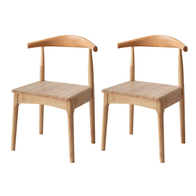 Indoor Scandinavian Side Chair Upholstered Wood Open Back Dining Room Chair Natural 2 Piece Set Clearhalo ' kitchen&dining_furn' 'Dining Chairs' 'Dining Tables & Seating' 'dining_chair' 'furn' 'furn_dining_chair' 'Furniture' 'furniture_dining_chair' 'Kitchen & Dining Furniture' 'kitchen' 4099628