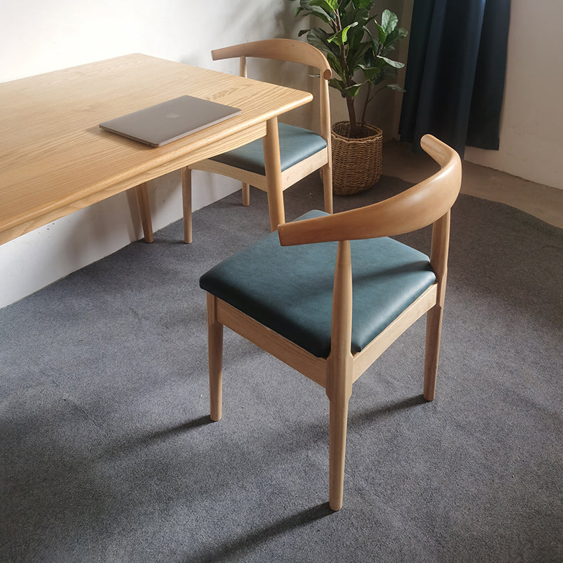 Indoor Scandinavian Side Chair Upholstered Wood Open Back Dining Room Chair Clearhalo ' kitchen&dining_furn' 'Dining Chairs' 'Dining Tables & Seating' 'dining_chair' 'furn' 'furn_dining_chair' 'Furniture' 'furniture_dining_chair' 'Kitchen & Dining Furniture' 'kitchen' 4099629