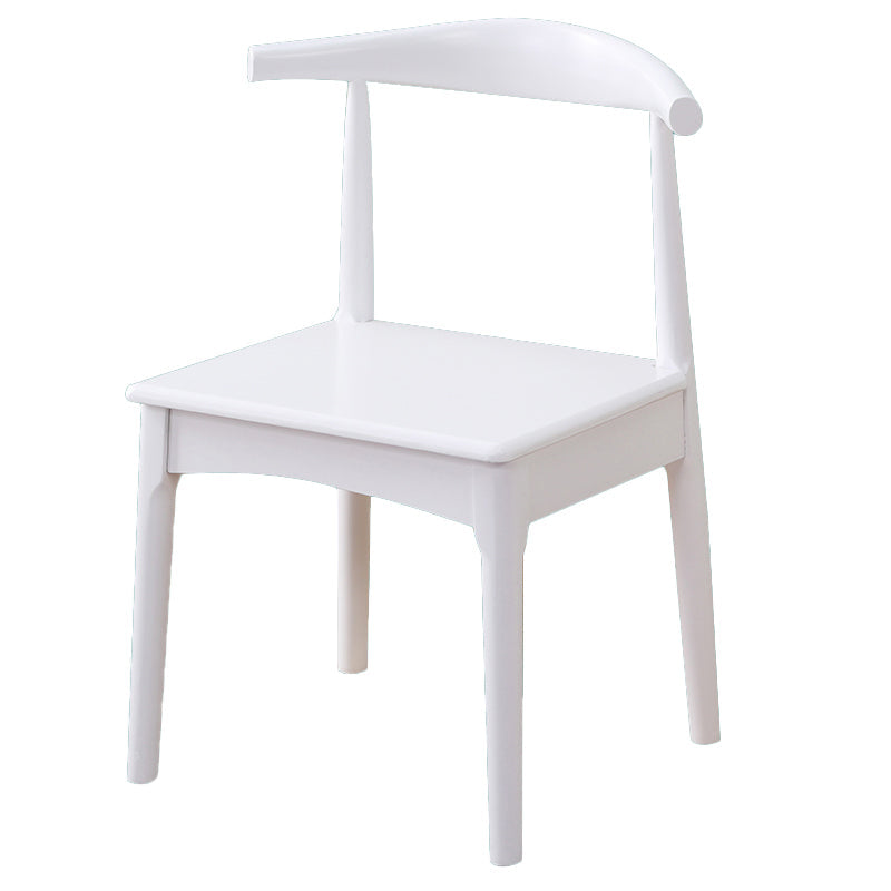 Indoor Scandinavian Side Chair Upholstered Wood Open Back Dining Room Chair White 1 Piece Clearhalo ' kitchen&dining_furn' 'Dining Chairs' 'Dining Tables & Seating' 'dining_chair' 'furn' 'furn_dining_chair' 'Furniture' 'furniture_dining_chair' 'Kitchen & Dining Furniture' 'kitchen' 4099632