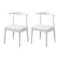 Indoor Scandinavian Side Chair Upholstered Wood Open Back Dining Room Chair White 2 Piece Set Clearhalo ' kitchen&dining_furn' 'Dining Chairs' 'Dining Tables & Seating' 'dining_chair' 'furn' 'furn_dining_chair' 'Furniture' 'furniture_dining_chair' 'Kitchen & Dining Furniture' 'kitchen' 4099634