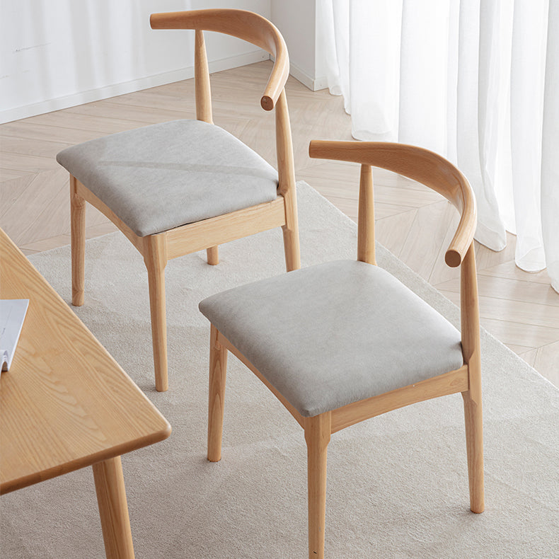 Indoor Scandinavian Side Chair Upholstered Wood Open Back Dining Room Chair Clearhalo ' kitchen&dining_furn' 'Dining Chairs' 'Dining Tables & Seating' 'dining_chair' 'furn' 'furn_dining_chair' 'Furniture' 'furniture_dining_chair' 'Kitchen & Dining Furniture' 'kitchen' 4099641