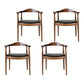 Traditional Style Ash Wood Chair Open Back Arm Kitchen Dining Chairs Set Brown 4 Piece Set Clearhalo ' kitchen&dining_furn' 'Dining Chairs' 'Dining Tables & Seating' 'dining_chair' 'furn' 'furn_dining_chair' 'Furniture' 'furniture_dining_chair' 'Kitchen & Dining Furniture' 'kitchen' 4099713