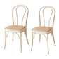 Farmhouse Wood Dining Room Chairs Windsor Back Folding Side Chair for Restaurant White-Apricot 2 Piece Set Clearhalo ' kitchen&dining_furn' 'Dining Chairs' 'Dining Tables & Seating' 'dining_chair' 'furn' 'furn_dining_chair' 'Furniture' 'furniture_dining_chair' 'Kitchen & Dining Furniture' 'kitchen' 4099716