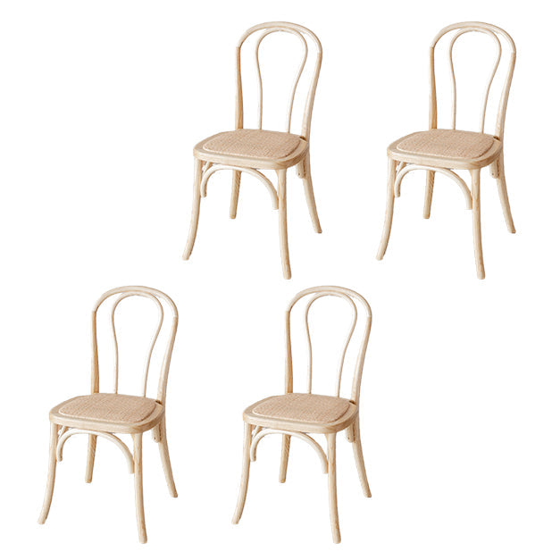 Farmhouse Wood Dining Room Chairs Windsor Back Folding Side Chair for Restaurant Natural 4 Piece Set Clearhalo ' kitchen&dining_furn' 'Dining Chairs' 'Dining Tables & Seating' 'dining_chair' 'furn' 'furn_dining_chair' 'Furniture' 'furniture_dining_chair' 'Kitchen & Dining Furniture' 'kitchen' 4099723