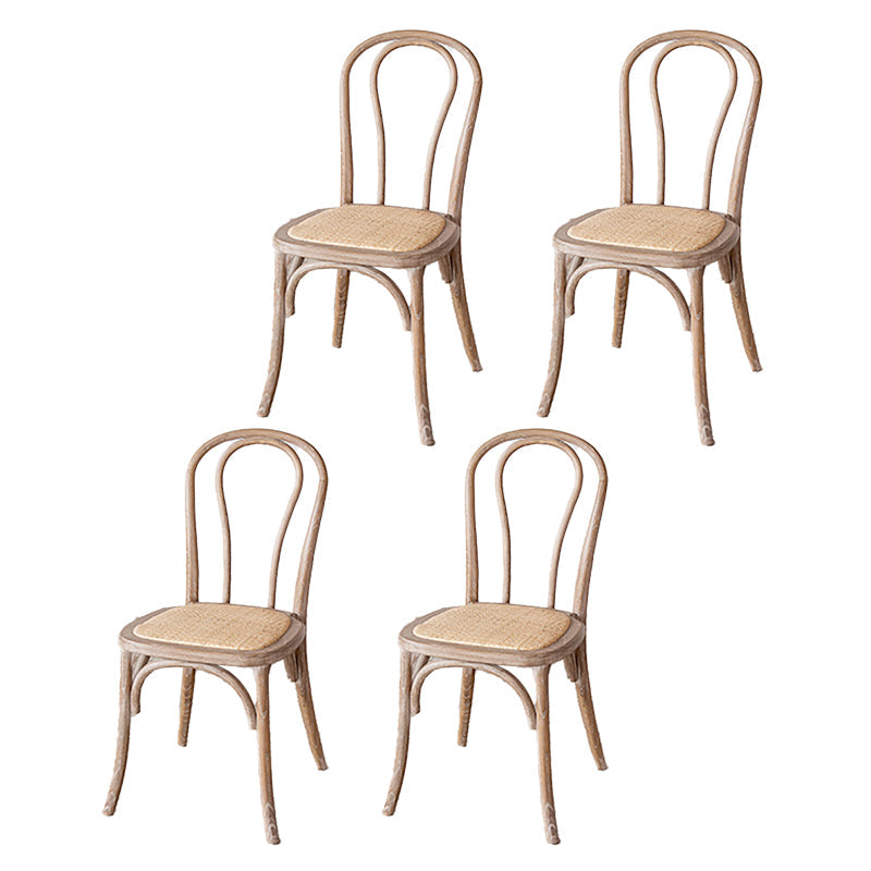 Farmhouse Wood Dining Room Chairs Windsor Back Folding Side Chair for Restaurant Gray-White 4 Piece Set Clearhalo ' kitchen&dining_furn' 'Dining Chairs' 'Dining Tables & Seating' 'dining_chair' 'furn' 'furn_dining_chair' 'Furniture' 'furniture_dining_chair' 'Kitchen & Dining Furniture' 'kitchen' 4099727