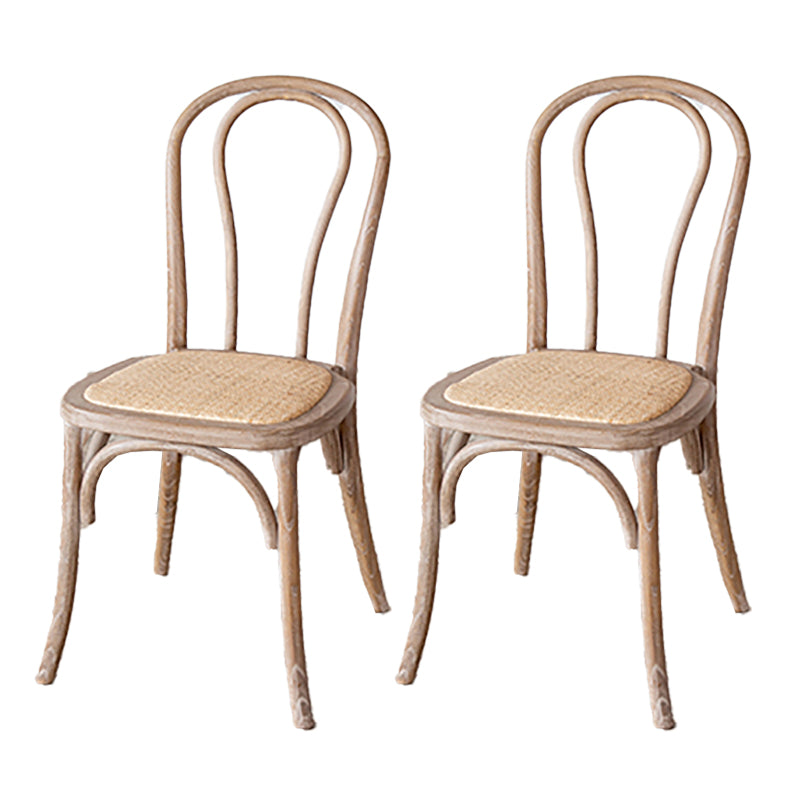 Farmhouse Wood Dining Room Chairs Windsor Back Folding Side Chair for Restaurant Gray-White 2 Piece Set Clearhalo ' kitchen&dining_furn' 'Dining Chairs' 'Dining Tables & Seating' 'dining_chair' 'furn' 'furn_dining_chair' 'Furniture' 'furniture_dining_chair' 'Kitchen & Dining Furniture' 'kitchen' 4099728