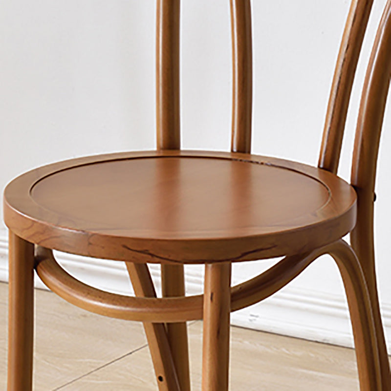 Traditional Wood Dining Chair Windsor Back Side Armless Chair for Home Use Clearhalo ' kitchen&dining_furn' 'Dining Chairs' 'Dining Tables & Seating' 'dining_chair' 'furn' 'furn_dining_chair' 'Furniture' 'furniture_dining_chair' 'Kitchen & Dining Furniture' 'kitchen' 4099752