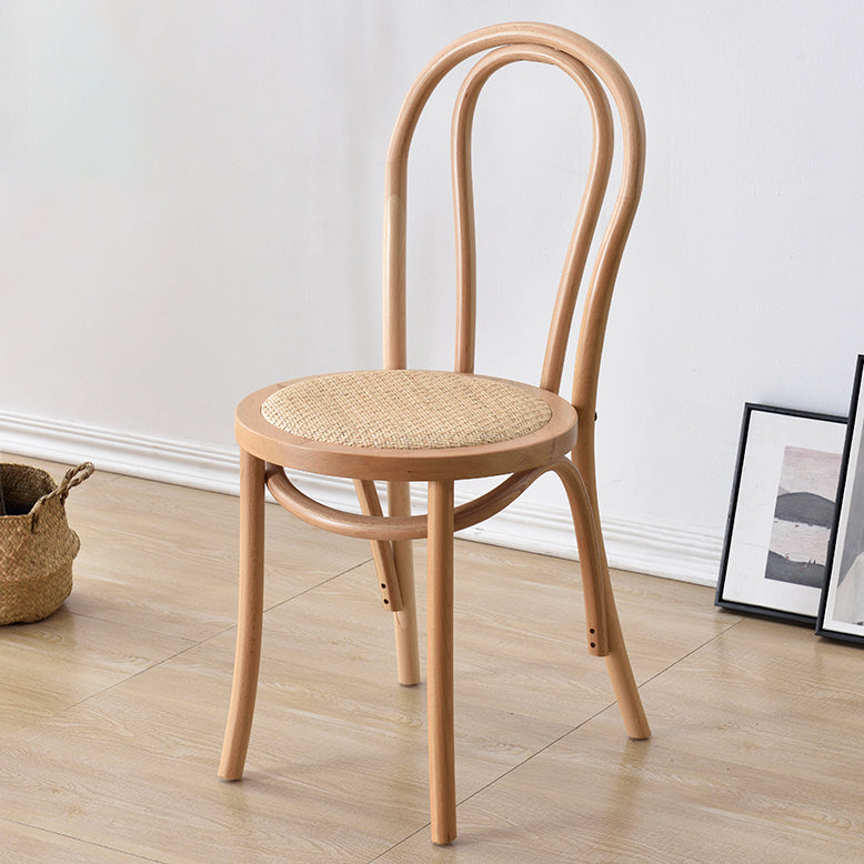 Traditional Wood Dining Chair Windsor Back Side Armless Chair for Home Use Natural 1 Piece Clearhalo ' kitchen&dining_furn' 'Dining Chairs' 'Dining Tables & Seating' 'dining_chair' 'furn' 'furn_dining_chair' 'Furniture' 'furniture_dining_chair' 'Kitchen & Dining Furniture' 'kitchen' 4099756