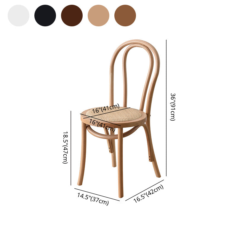 Traditional Wood Dining Chair Windsor Back Side Armless Chair for Home Use Clearhalo ' kitchen&dining_furn' 'Dining Chairs' 'Dining Tables & Seating' 'dining_chair' 'furn' 'furn_dining_chair' 'Furniture' 'furniture_dining_chair' 'Kitchen & Dining Furniture' 'kitchen' 4099762