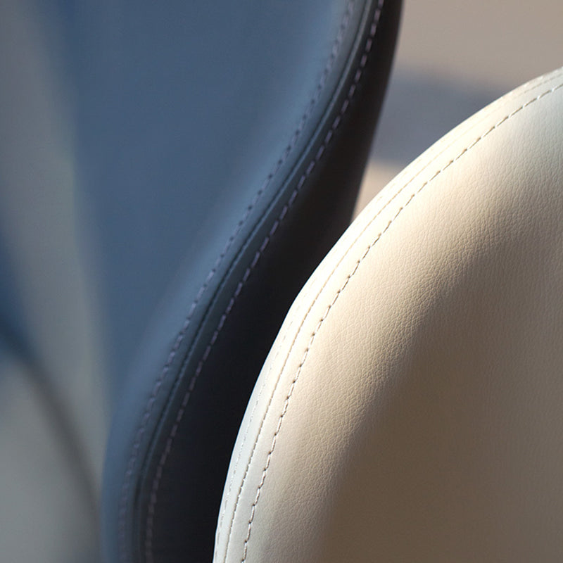 Saddle Leather Designer Style Side Chair Matte Finish Wingback Dining Chair (Set of 4) Clearhalo ' kitchen&dining_furn' 'Dining Chairs' 'Dining Tables & Seating' 'dining_chair' 'furn' 'furn_dining_chair' 'Furniture' 'furniture_dining_chair' 'Kitchen & Dining Furniture' 'kitchen' 4099774