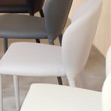 Saddle Leather Designer Style Side Chair Matte Finish Wingback Dining Chair (Set of 4) Clearhalo ' kitchen&dining_furn' 'Dining Chairs' 'Dining Tables & Seating' 'dining_chair' 'furn' 'furn_dining_chair' 'Furniture' 'furniture_dining_chair' 'Kitchen & Dining Furniture' 'kitchen' 4099775