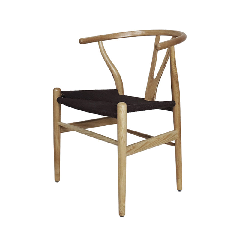 Traditional Style Ash Wood Chair Fork Bone Back Side Dining Room Chair Wood 1 Piece Clearhalo ' kitchen&dining_furn' 'Dining Chairs' 'Dining Tables & Seating' 'dining_chair' 'furn' 'furn_dining_chair' 'Furniture' 'furniture_dining_chair' 'Kitchen & Dining Furniture' 'kitchen' 4100616