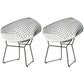 Scandinavian Dining Side Chairs PU Leather Cross Back Dining Chairs for Home Black White 2 Piece Set Clearhalo ' kitchen&dining_furn' 'Dining Chairs' 'Dining Tables & Seating' 'dining_chair' 'furn' 'furn_dining_chair' 'Furniture' 'furniture_dining_chair' 'Kitchen & Dining Furniture' 'kitchen' 4100656