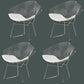 Scandinavian Dining Side Chairs PU Leather Cross Back Dining Chairs for Home Silver White 4 Piece Set Clearhalo ' kitchen&dining_furn' 'Dining Chairs' 'Dining Tables & Seating' 'dining_chair' 'furn' 'furn_dining_chair' 'Furniture' 'furniture_dining_chair' 'Kitchen & Dining Furniture' 'kitchen' 4100684