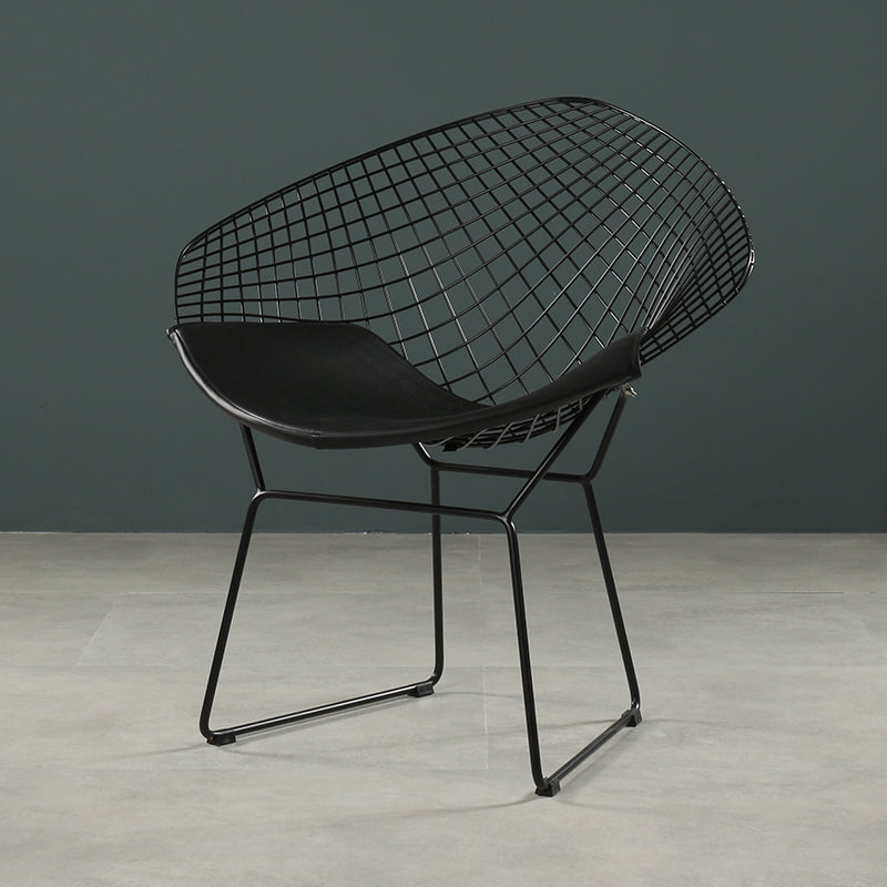 Scandinavian Dining Side Chairs PU Leather Cross Back Dining Chairs for Home Black Black 1 Piece Clearhalo ' kitchen&dining_furn' 'Dining Chairs' 'Dining Tables & Seating' 'dining_chair' 'furn' 'furn_dining_chair' 'Furniture' 'furniture_dining_chair' 'Kitchen & Dining Furniture' 'kitchen' 4100685