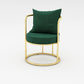 Scandinavian Style Linen Fabric Dining Chair Open Back Single Dining Side Chair Green Clearhalo ' kitchen&dining_furn' 'Dining Chairs' 'Dining Tables & Seating' 'dining_chair' 'furn' 'furn_dining_chair' 'Furniture' 'furniture_dining_chair' 'Kitchen & Dining Furniture' 'kitchen' 4100716